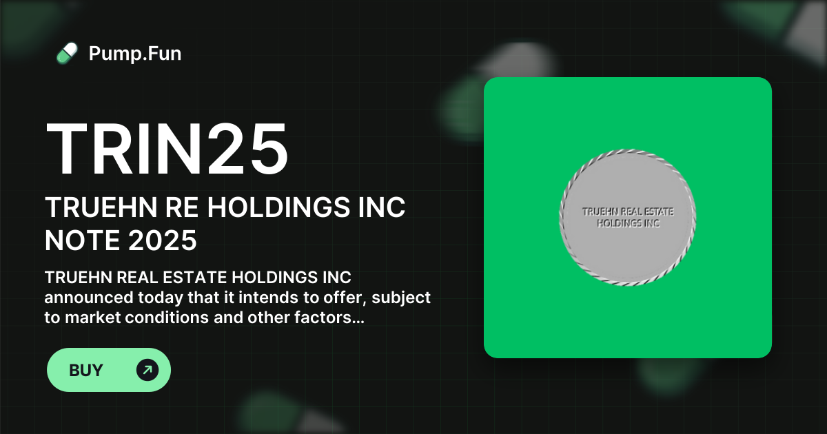 TRIN25 $2.39K | Pump