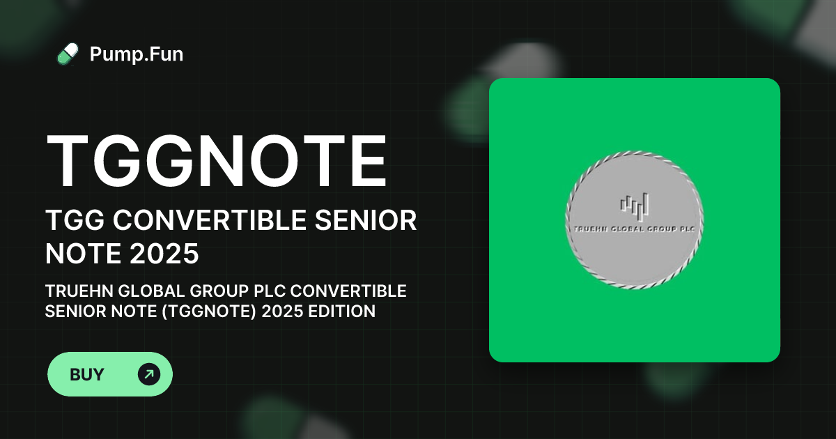 TGGNOTE $2.45K | Pump