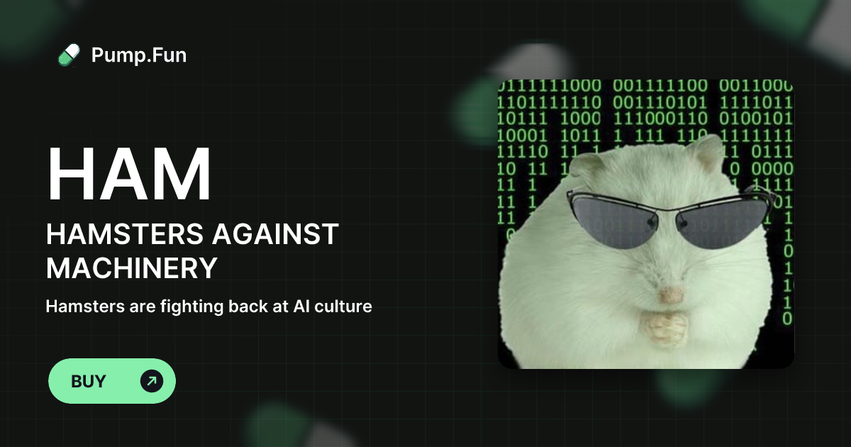 HAMSTERS AGAINST MACHINERY (HAM) - Pump