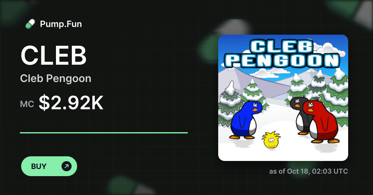 Cleb Pengoon (CLEB) - Pump