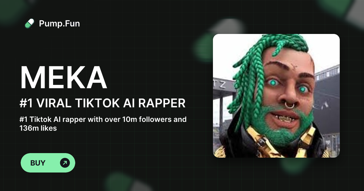 #1 VIRAL TIKTOK AI RAPPER (MEKA) - Pump