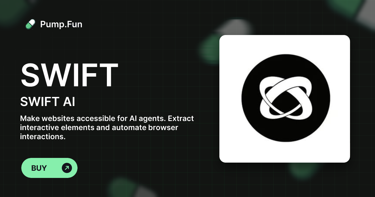 SWIFT AI (SWIFT) - Pump