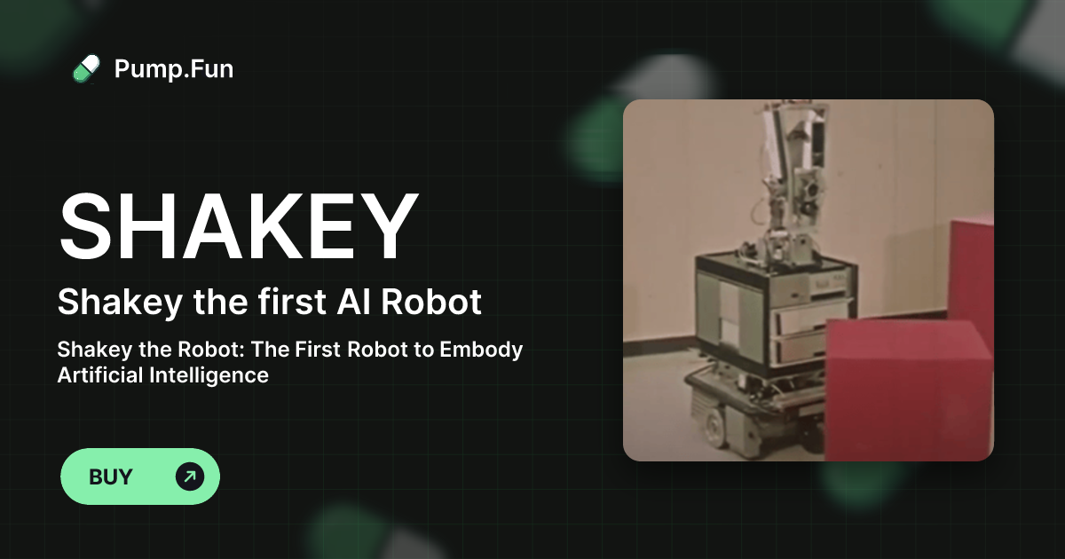 Shakey the first AI Robot (SHAKEY) - Pump