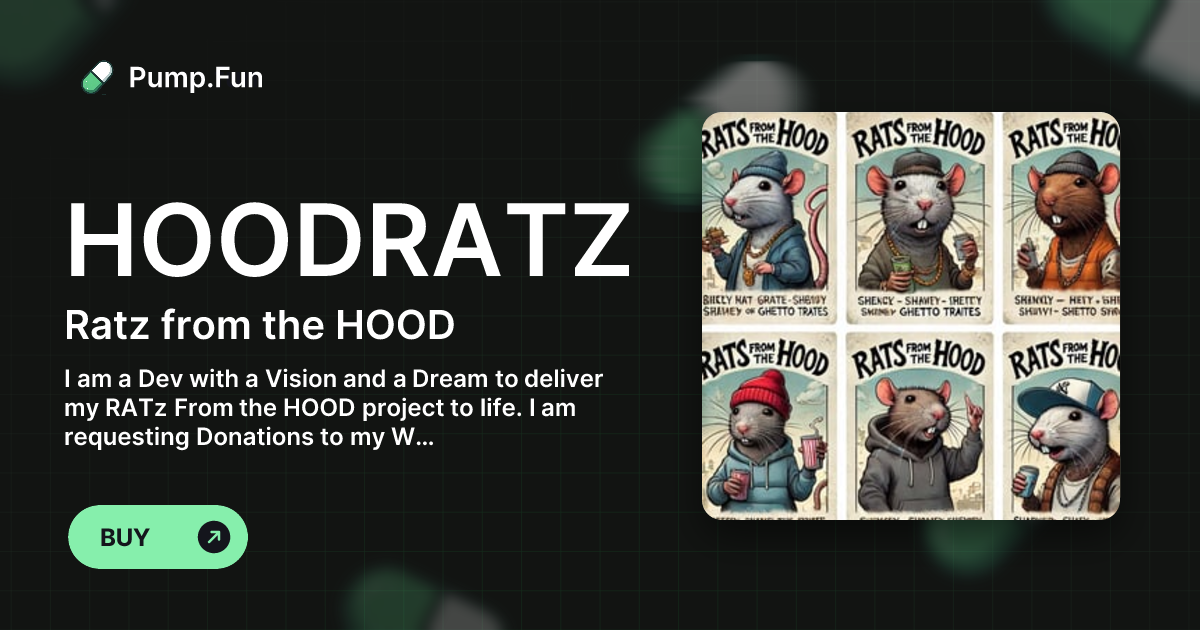 Ratz from the HOOD (HOODRATZ) - Pump