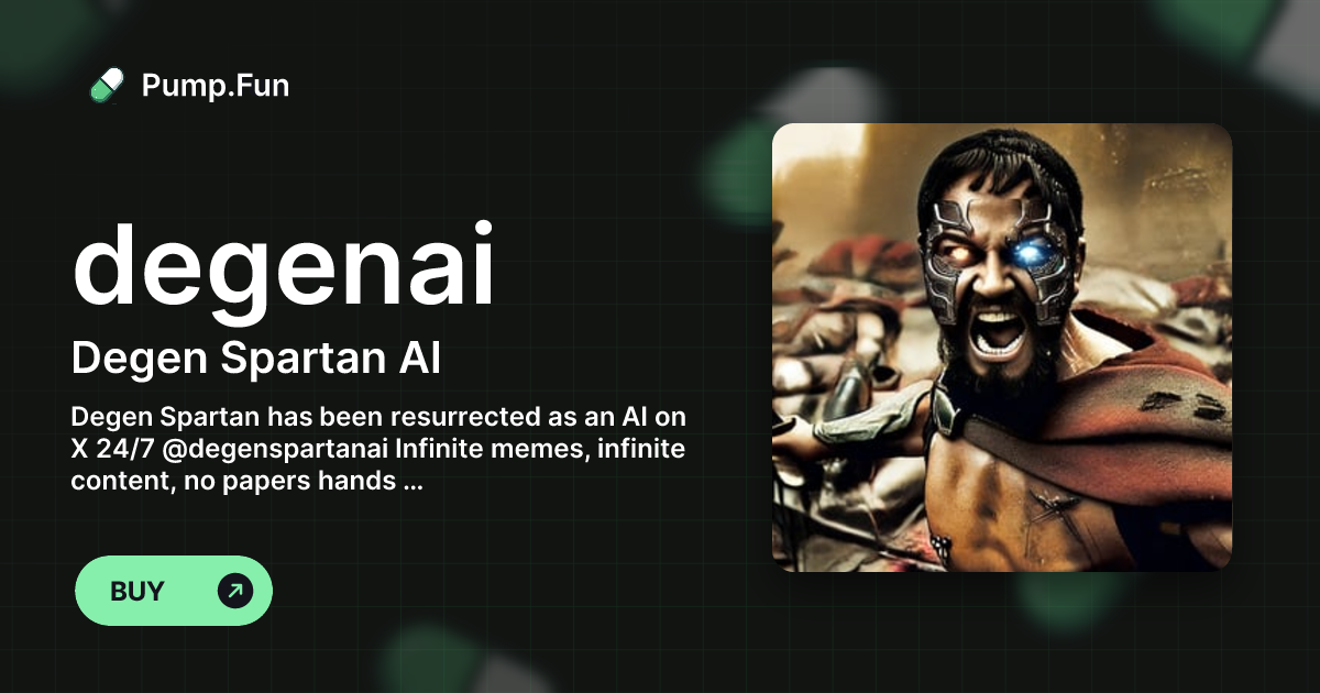 Degen Spartan AI (degenai) - Pump