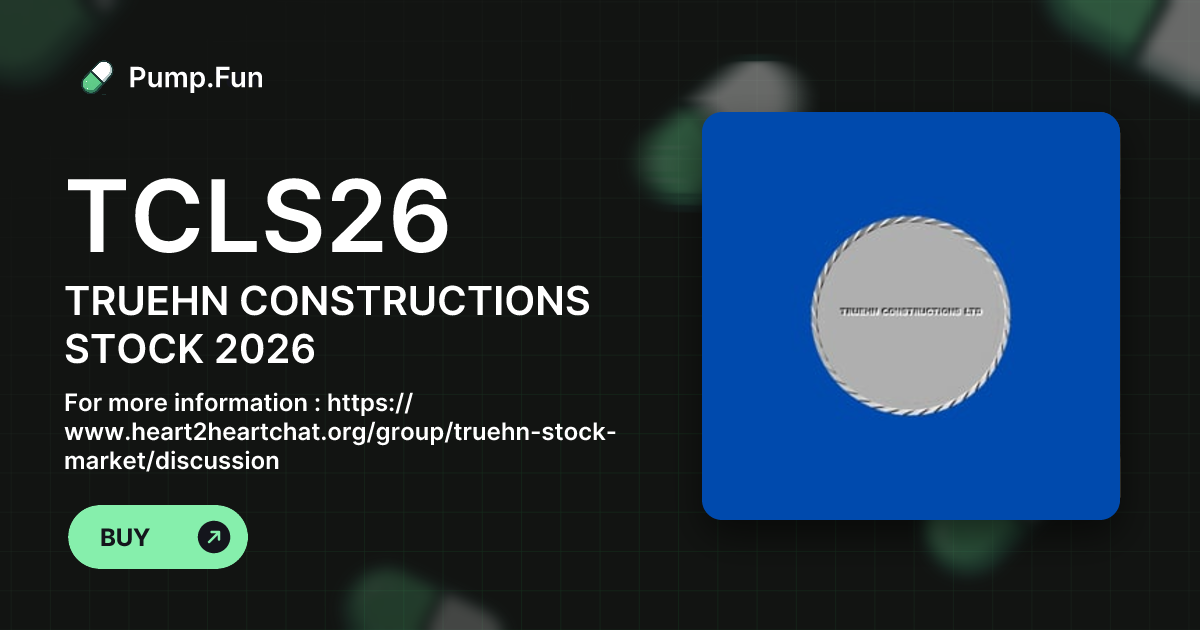 TRUEHN CONSTRUCTIONS STOCK 2026 (TCLS26) - Pump