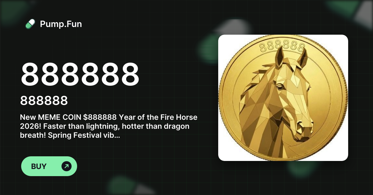 888888 $2.95K | Pump